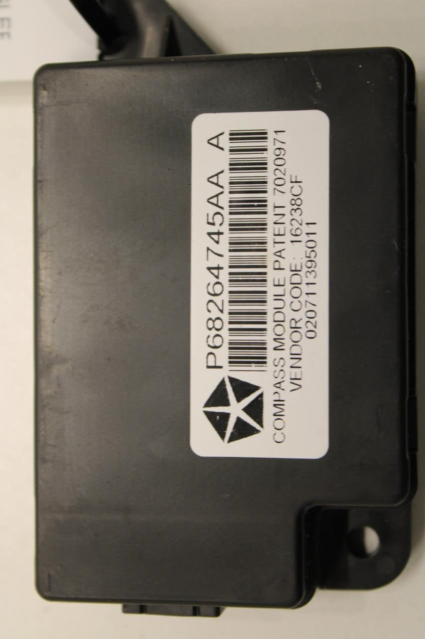 2007-2022 Jeep Wrangler Sahara Driver Assist Remote Compass Module 68264745AA - Alshned Auto Parts