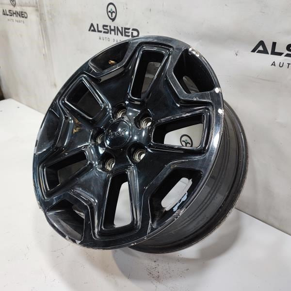 2014-2017 Jeep Wrangler Alloy Wheel R17x7.5 Gloss Black 1XA50TRMAA OEM *ReaD* - Alshned Auto Parts