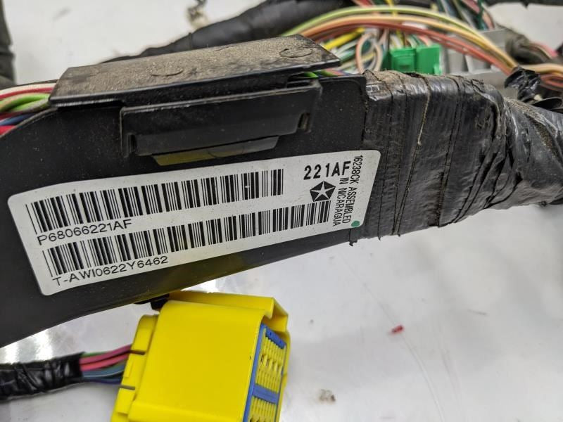 2012 Ram 1500 Quad Cab Dash Instrument Panel Wire Harness 68066221AF OEM *ReaD*8