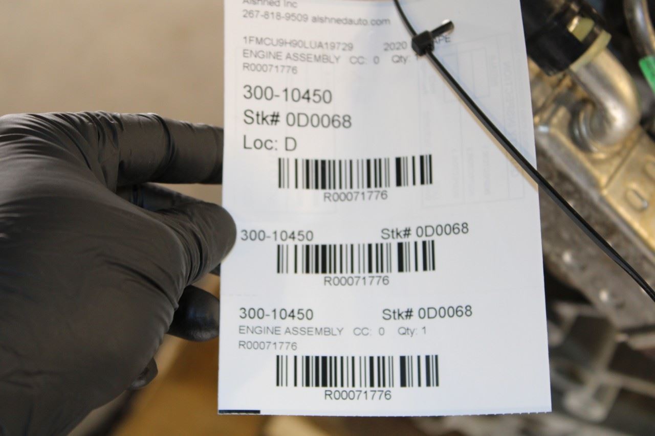 20-22 Ford Escape SEL 2.0L turbo AWD Engine Motor VIN 9 8th dgt 48K MJ6Z-6006-C - Alshned Auto Parts