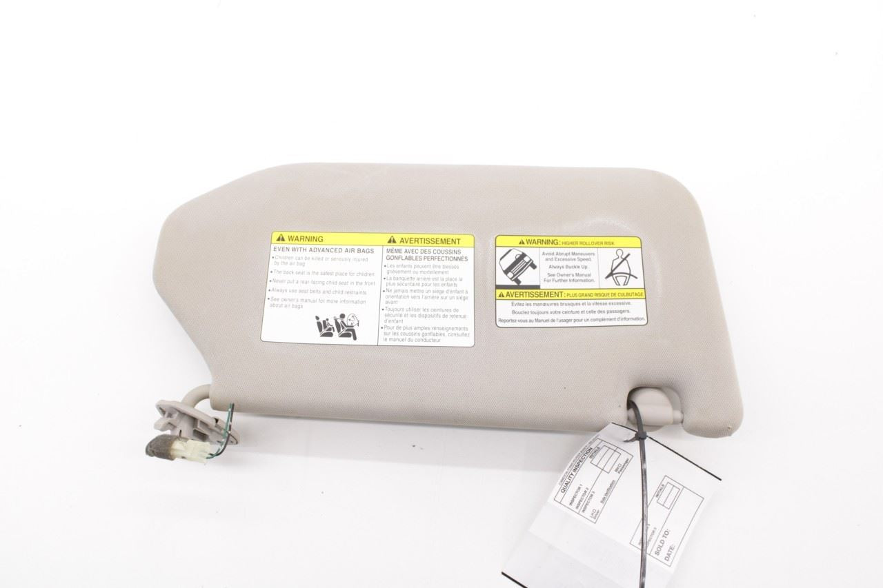 18-20 Infiniti QX60 Pure Front Driver Left Side Sun Visor w/ Illuminated Mirror - Alshned Auto Parts