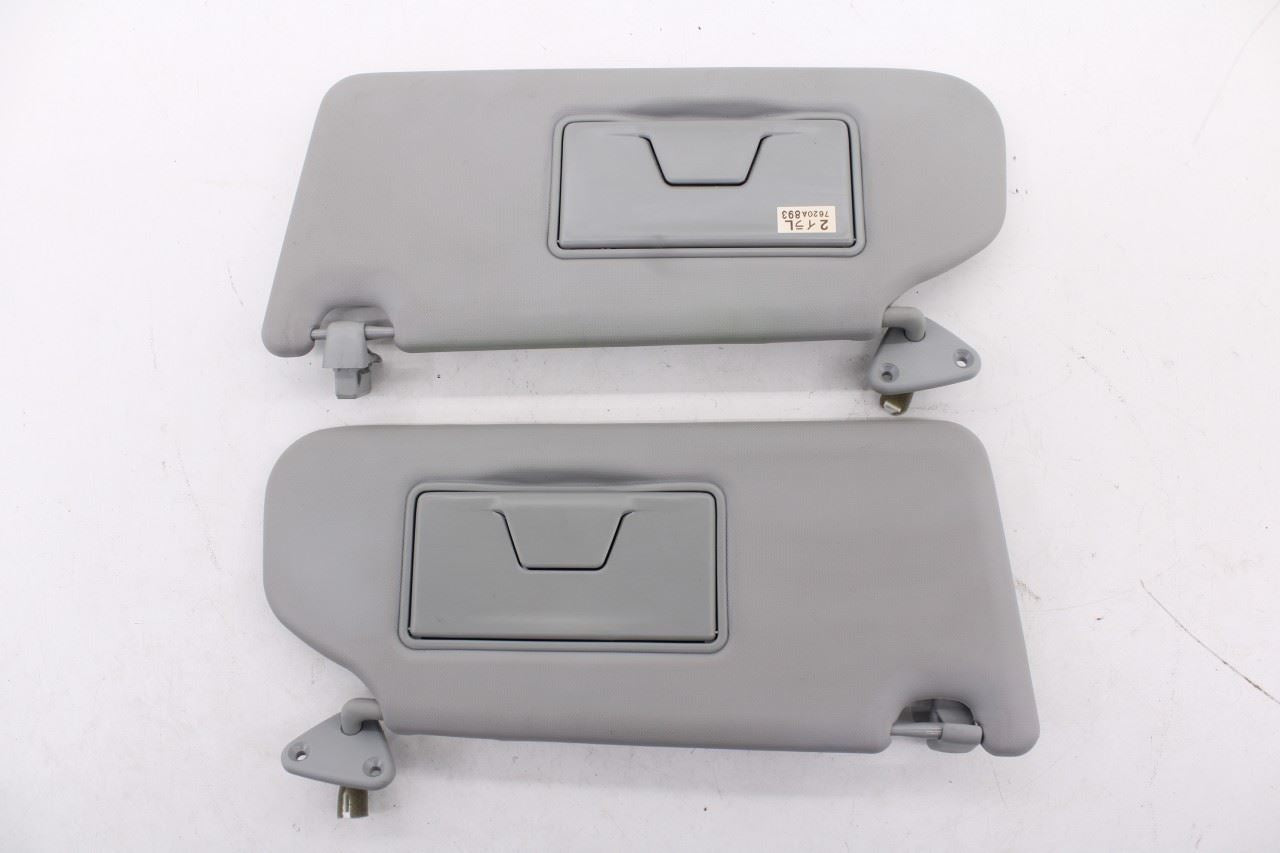 20-25 Mitsubishi Outlander Sport SE Front RH and LH Side Sun Visor Set w/ Mirror0