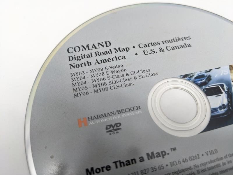 2011 Mercedes-Benz E350 DVD Comand Digital Road Map North America U.S. w Canada - Alshned Auto Parts