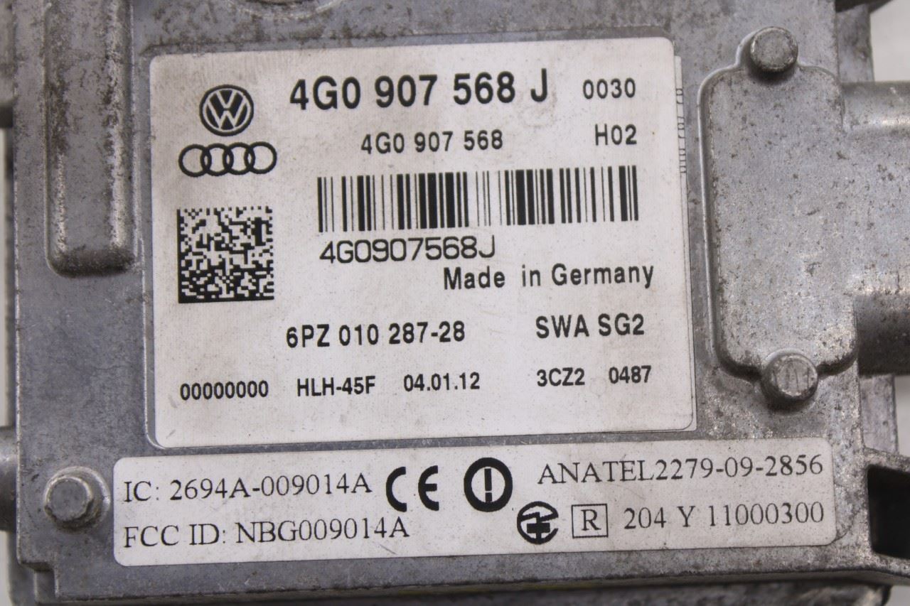 2012-15 Audi A7 Premium Rear Right Blind Spot Detection Radar Sensor 4G0907568J11