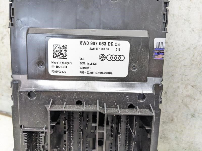18-19 Audi S5 Premium 3.0L BCM Body Control Module Fuse Relay Box 8W0-907-063-DG - Alshned Auto Parts
