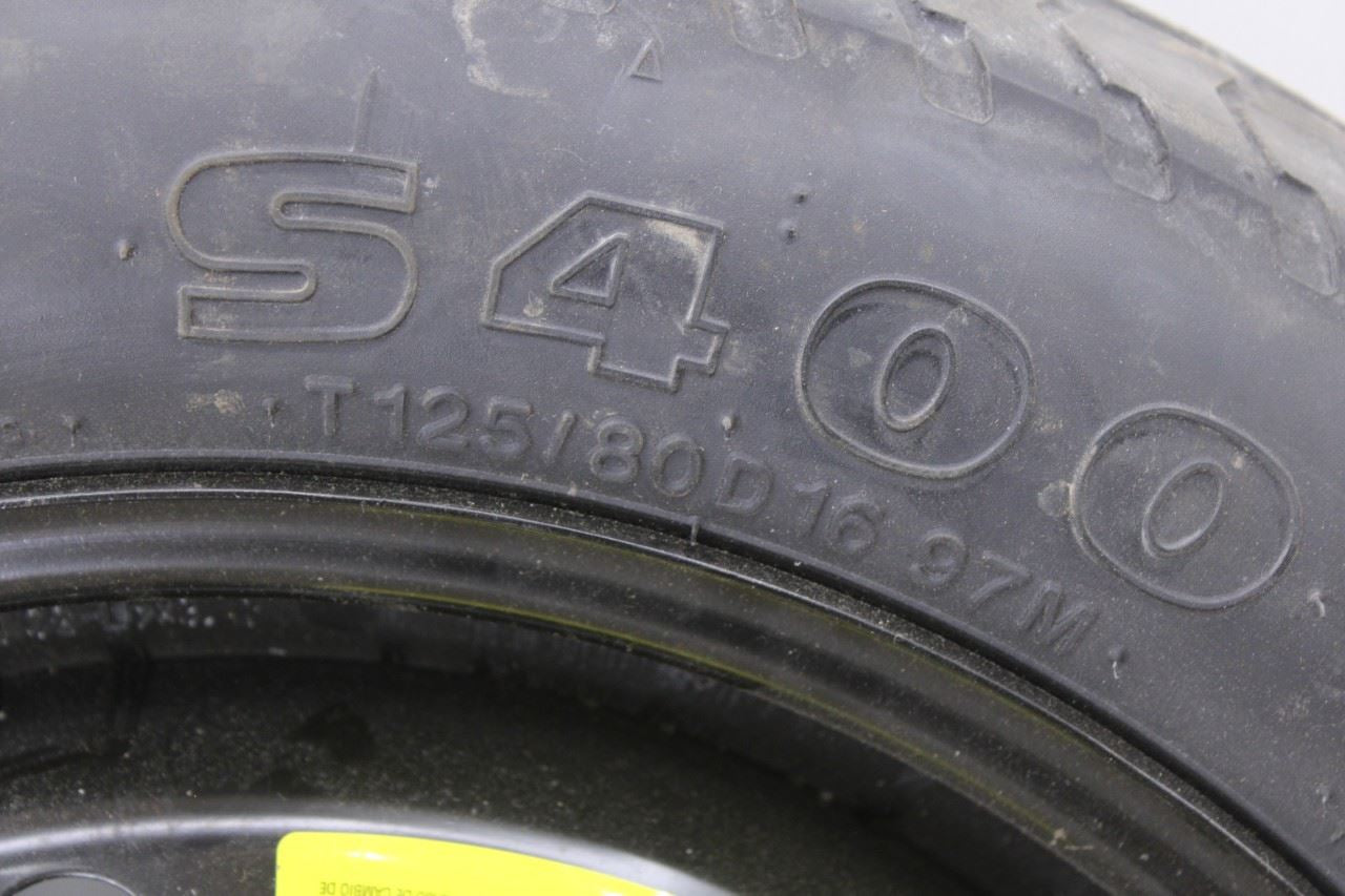 2016-20 Kia Optima EX Spare Wheel Tire Hankook S400 T125/80D16 R16x4 52910-C29103