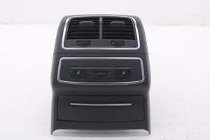 2012-18 Audi A7 Premium Rear Center Console Back Finish Panel w/ Air Vent Grille