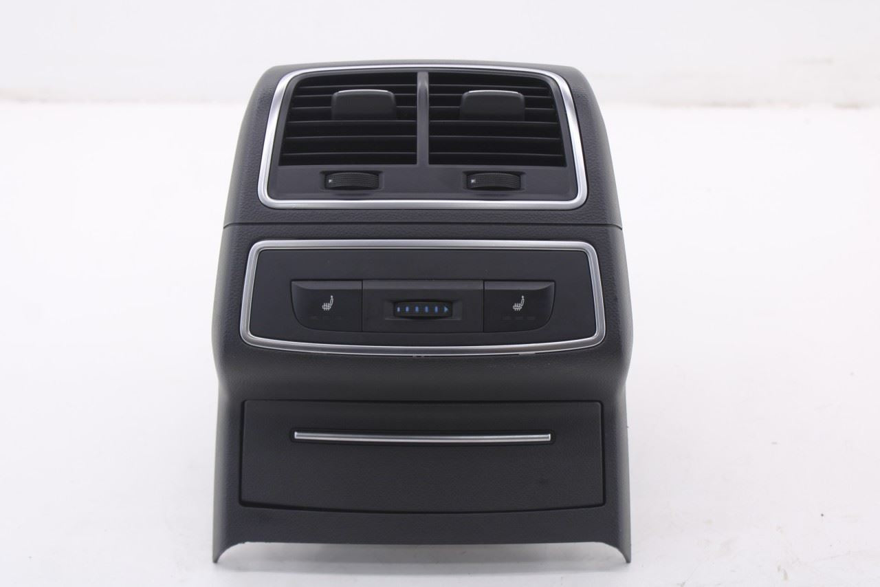 2012-18 Audi A7 Premium Rear Center Console Back Finish Panel w/ Air Vent Grille0