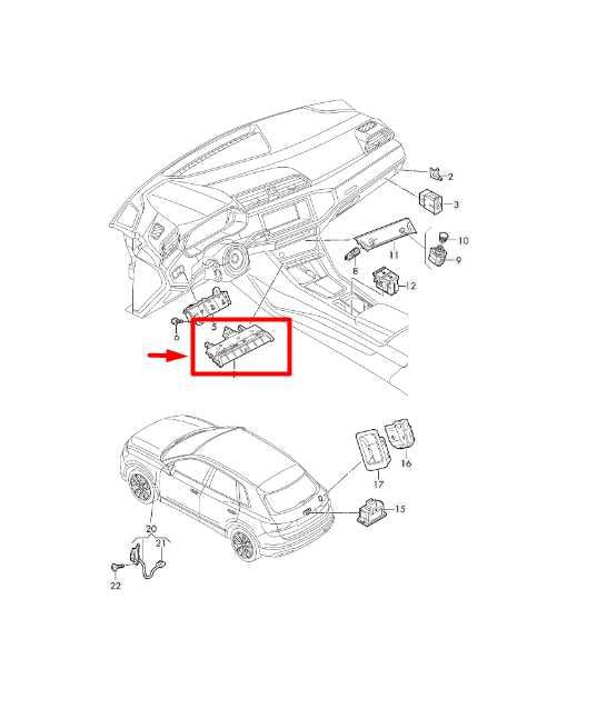 2019-24 Audi Q3 S Line Dash Center Multifunction Control Switch Block 83A925301B - Alshned Auto Parts