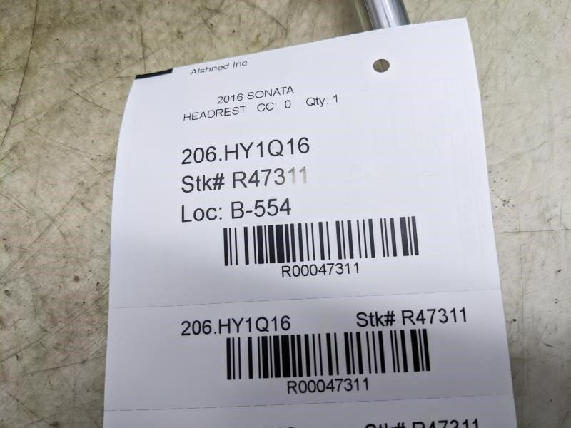 15-17 Hyundai Sonata Front Left or Right Seat Headrest Cloth 88700-C2000-SMH OEM