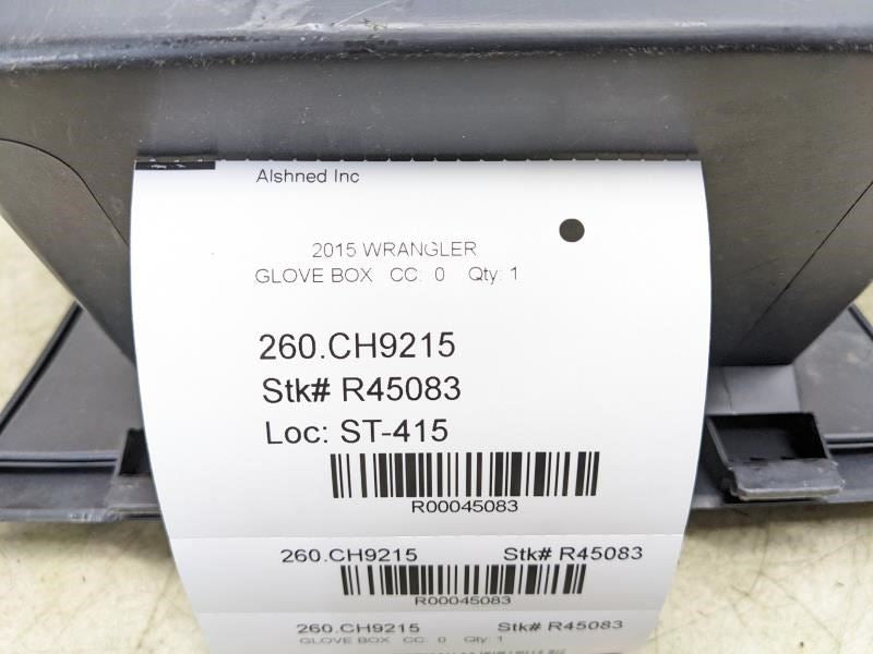 2011-2018 Jeep Wrangler Dash Glove Box Storage Compartment 1PJ291X9AB OEM - Alshned Auto Parts