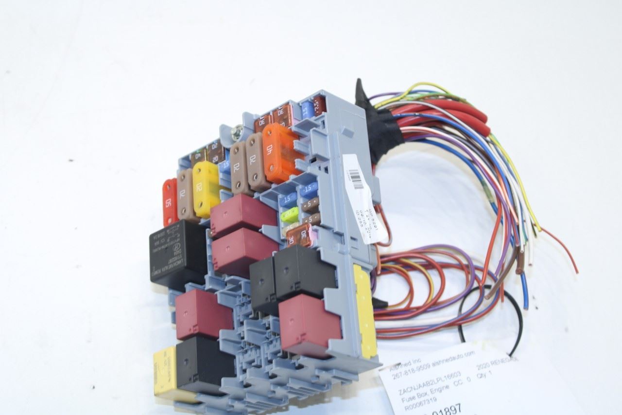 17-21 Jeep Renegade Sport 2.4L FWD Engine Fuse Relay Box Module w/ Wire Harness - Alshned Auto Parts