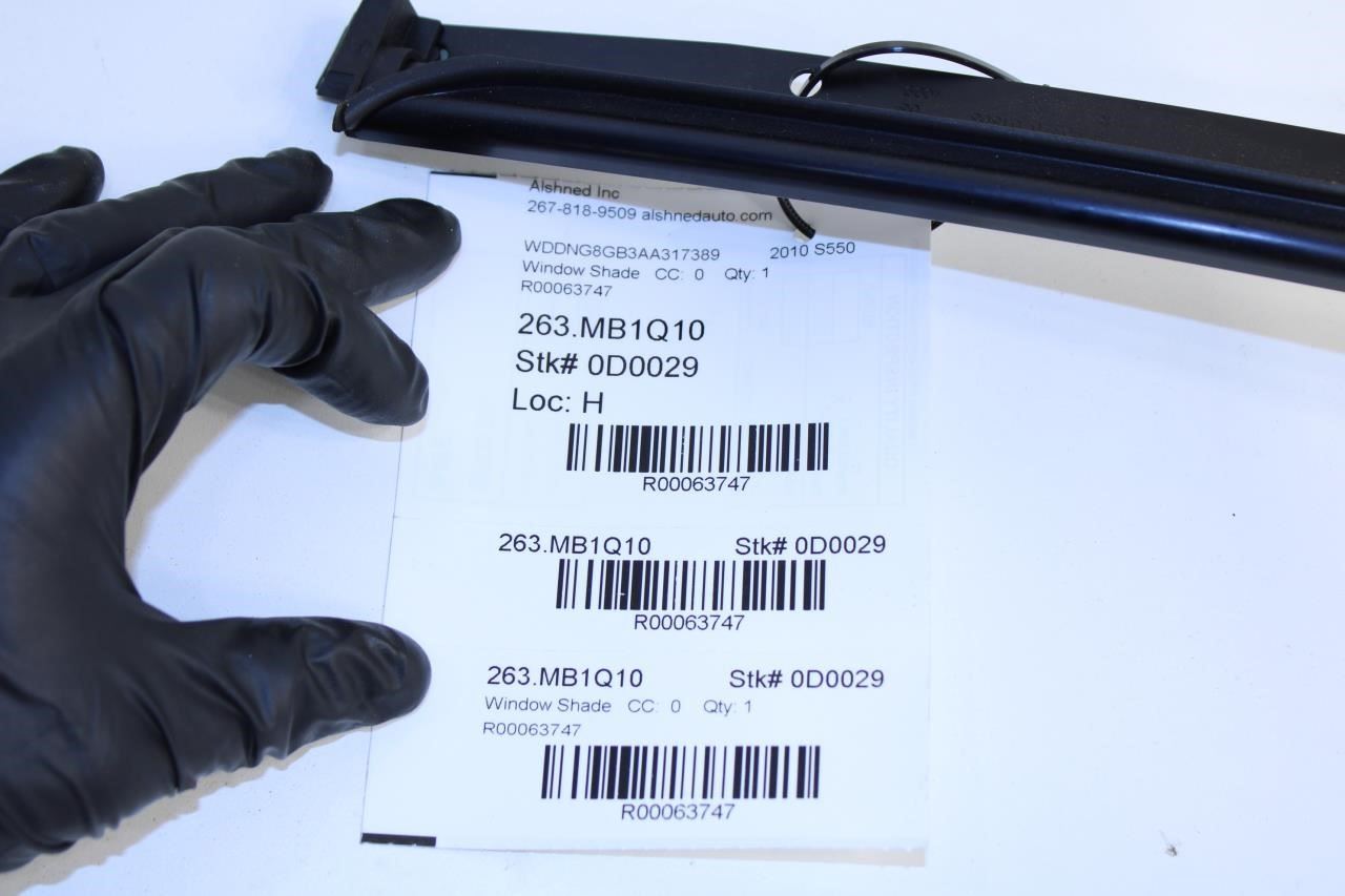 07-13 Mercedes-Benz S550 Rear Right Side Door Window Sun Shade 221-810-06-20 OEM - Alshned Auto Parts