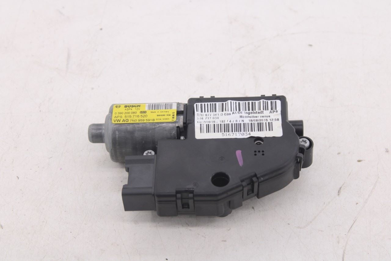 09-17 Audi Q5 Premium Roof Power Sliding Glass Sunroof Motor Set of 2 7N0959591B5