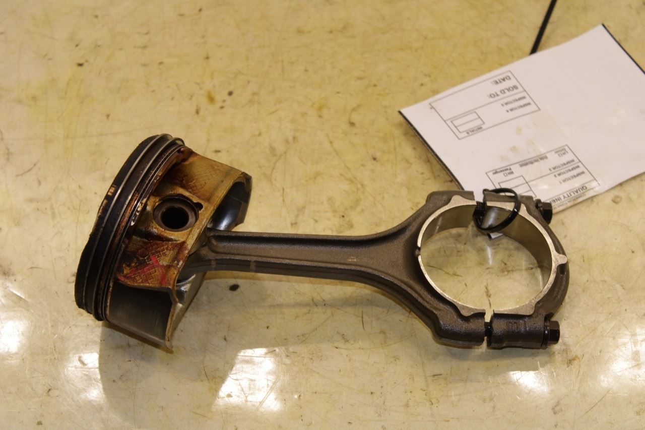 12-17 Jeep Wrangler Sahara 3.6L Engine Piston Left 1 w/ Connecting Rod 5184347AG - Alshned Auto Parts