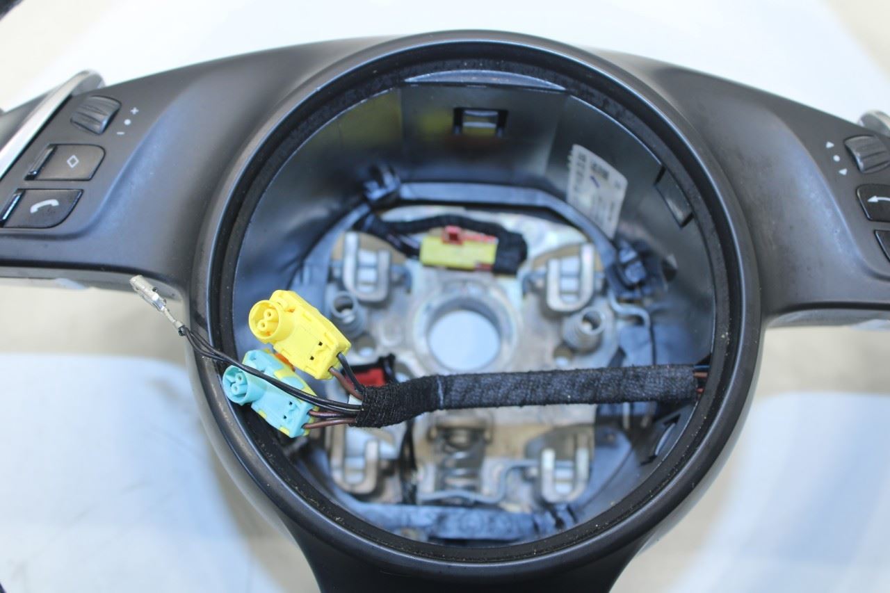 2010-2016 Porsche Panamera 4 3.6L AWD Steering Wheel Leather w/ Control Buttons - Alshned Auto Parts