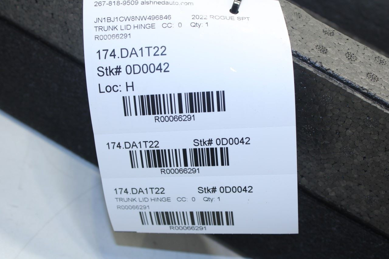 2017-2022 Nissan Rogue Sport SL AWD Trunk Luggage Floor Front Foaming Trim Cover - Alshned Auto Parts