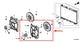 2017-2022 Honda CR-V Right Condenser Cooling Fan Motor Assy 38615-5PA-A01 OEM - Alshned Auto Parts