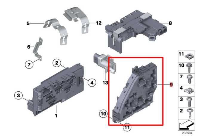 2010-15 BMW 750i xDrive Rear Trunk Power Distribution Fuse Relay Box 61149264924 - Alshned Auto Parts