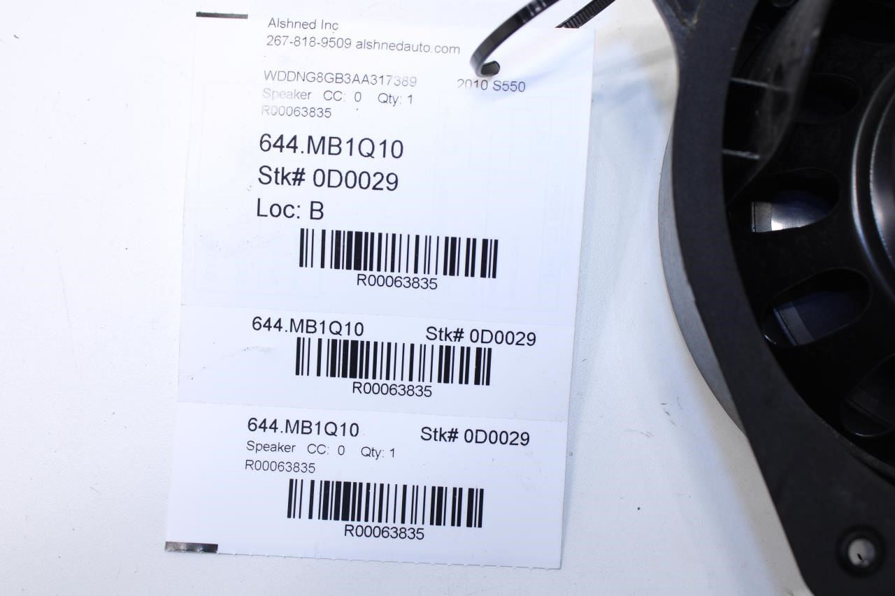 2010-2013 Mercedes-Benz S550 Logic 7 Rear Right Door Lower Speaker 221-820-80-02 - Alshned Auto Parts