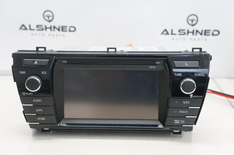 14-16 Toyota Corolla AM FM Radio CD Navigation 86100-02100 OEM 100150 *ReaD*ASIS - Alshned Auto Parts