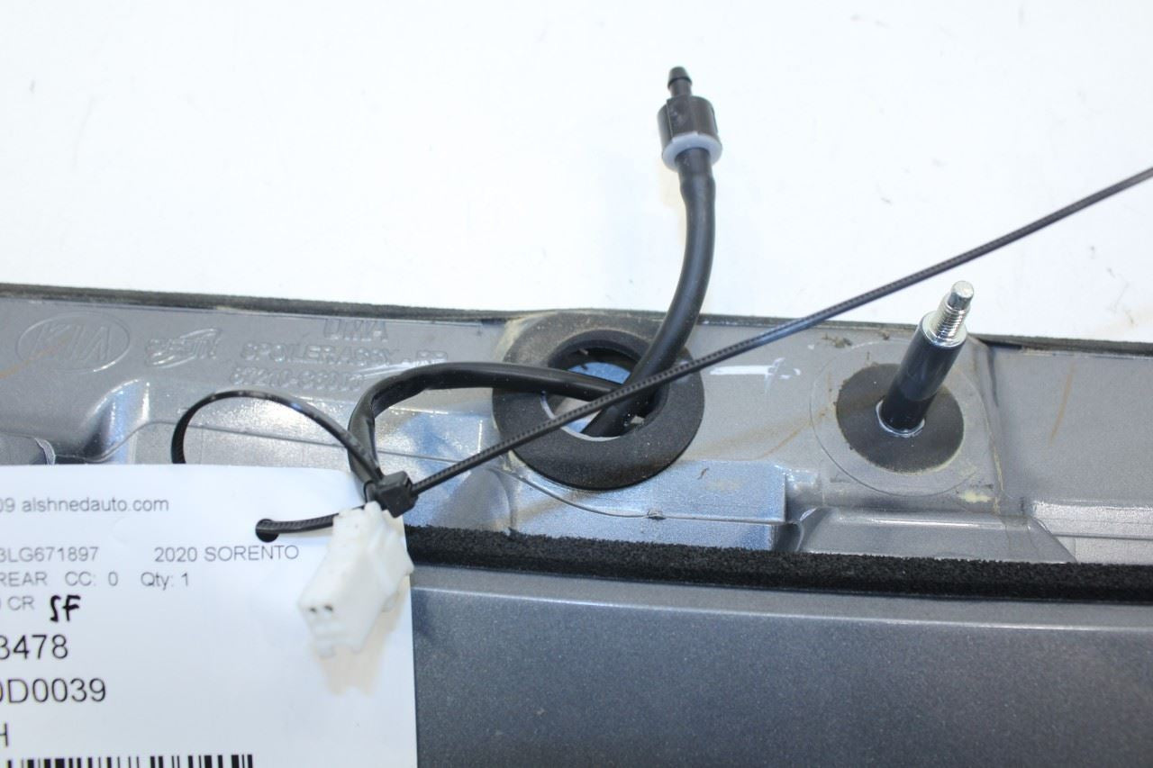16-20 Kia Sorento LX Liftgate Spoiler w/ High Mount Lamp 87210-C6000 OEM *ReaD* - Alshned Auto Parts
