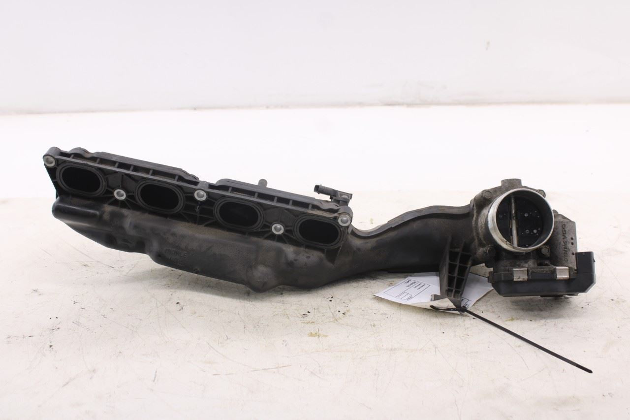 2013-2015 BMW 750i xDrive 4.4L Left Side Intake Manifold System w/ Throttle Body0