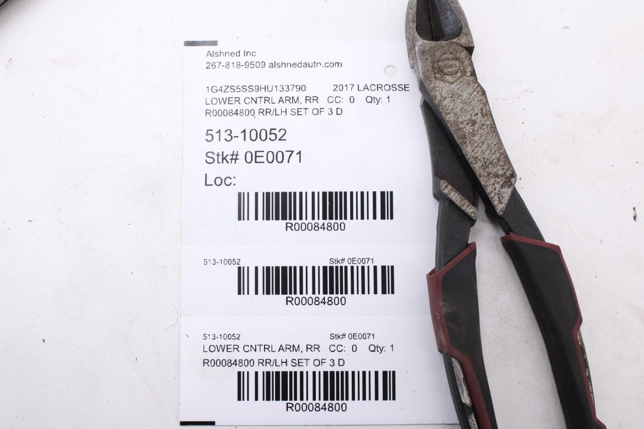 2017-2019 Buick LaCrosse Premium AWD Rear Left Lower Control Arm 22985456 *ReaD* - Alshned Auto Parts