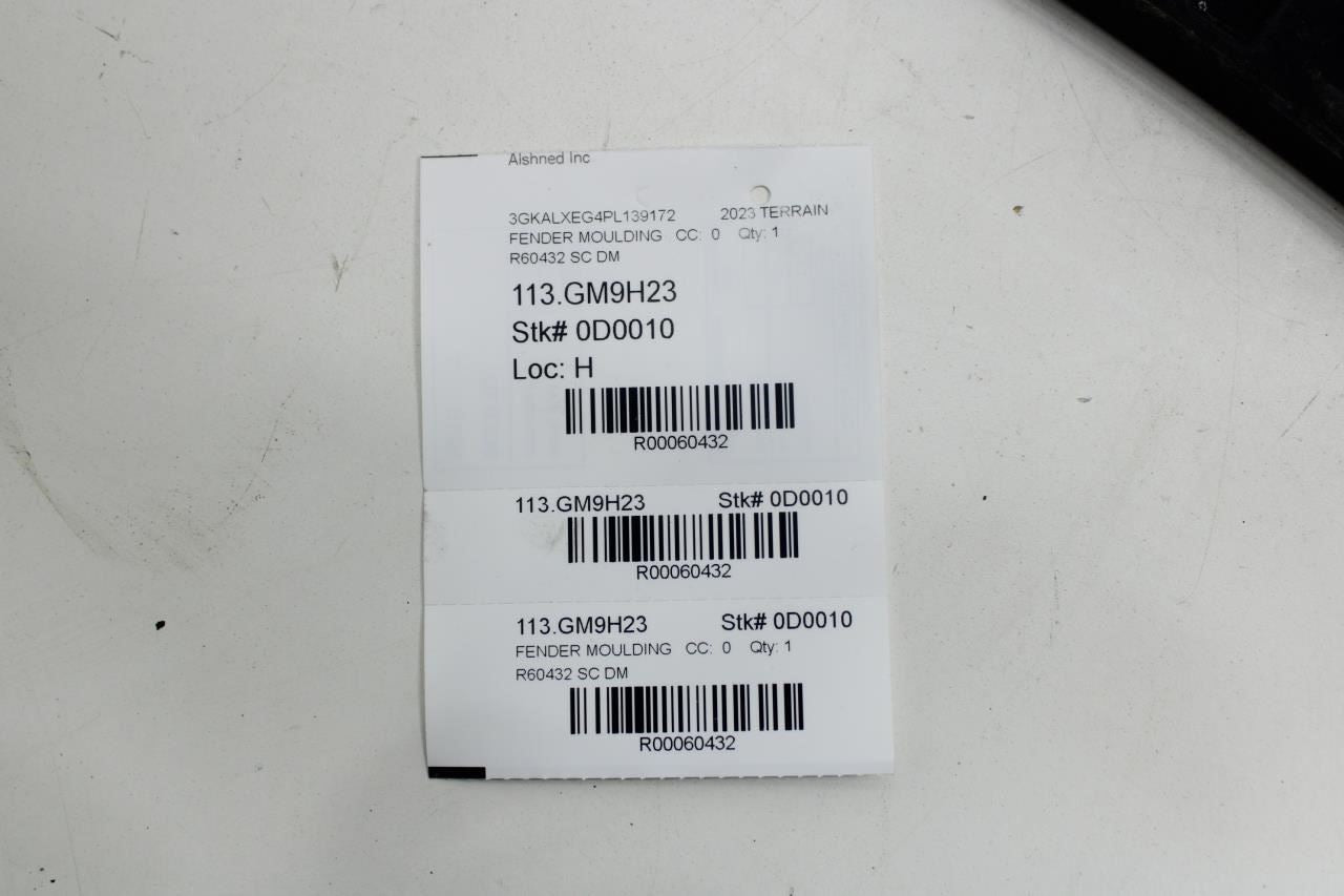2018-2024 GMC Terrain Denali FR LH Wheel Arch Flare Molding Trim 84579541 *ReaD* - Alshned Auto Parts
