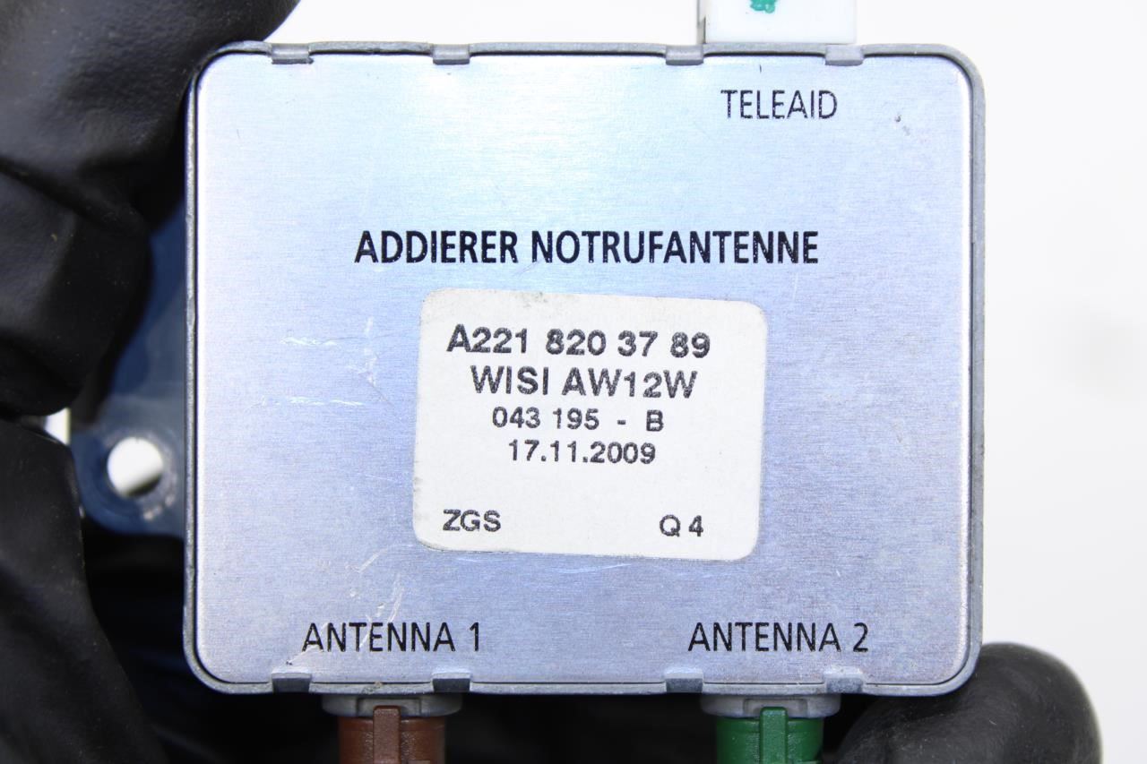 2007-2017 Mercedes-Benz S550 Antenna Amplifier Splitter Module 221-820-37-89 OEM - Alshned Auto Parts