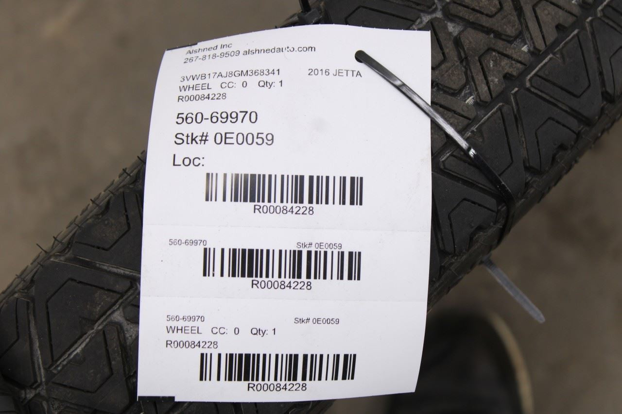 12-18 Volkswagen Jetta Sport Spare Wheel Tire Continental T125/90R16 98M R16x3J10