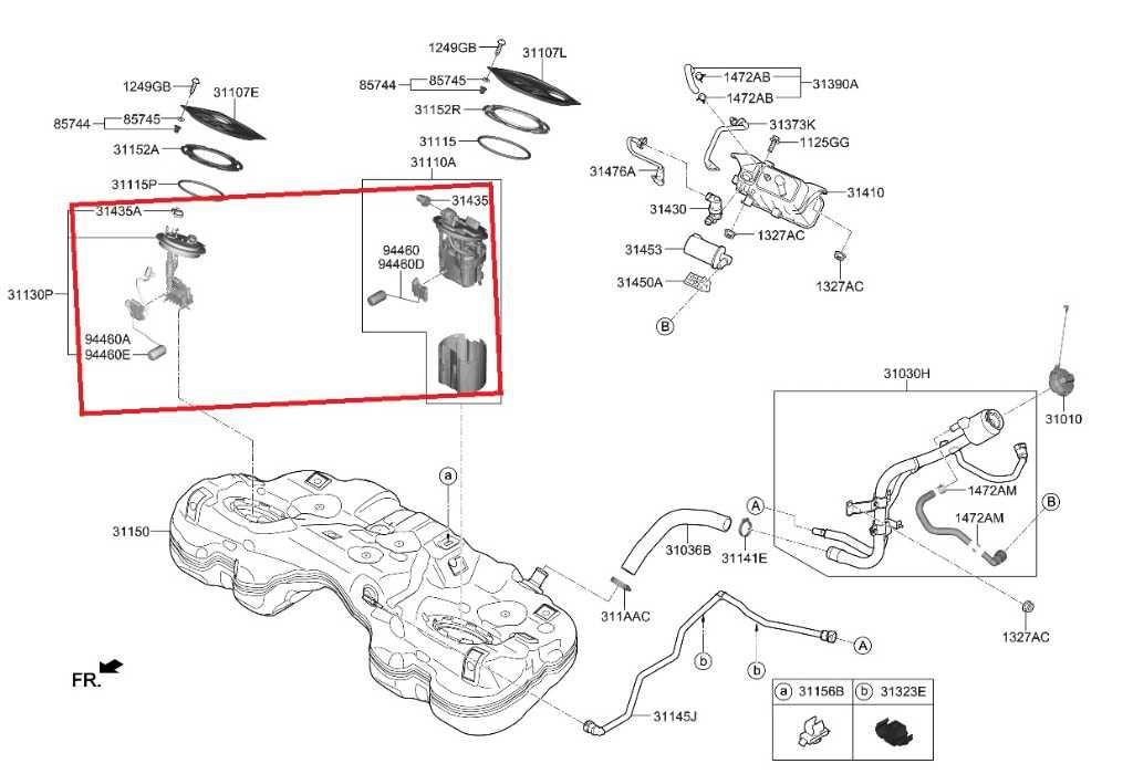 18-21 Kia Stinger GT2 AWD 3.3L In Tank Right and Left Fuel Pump Assy 31110-J5100 - Alshned Auto Parts