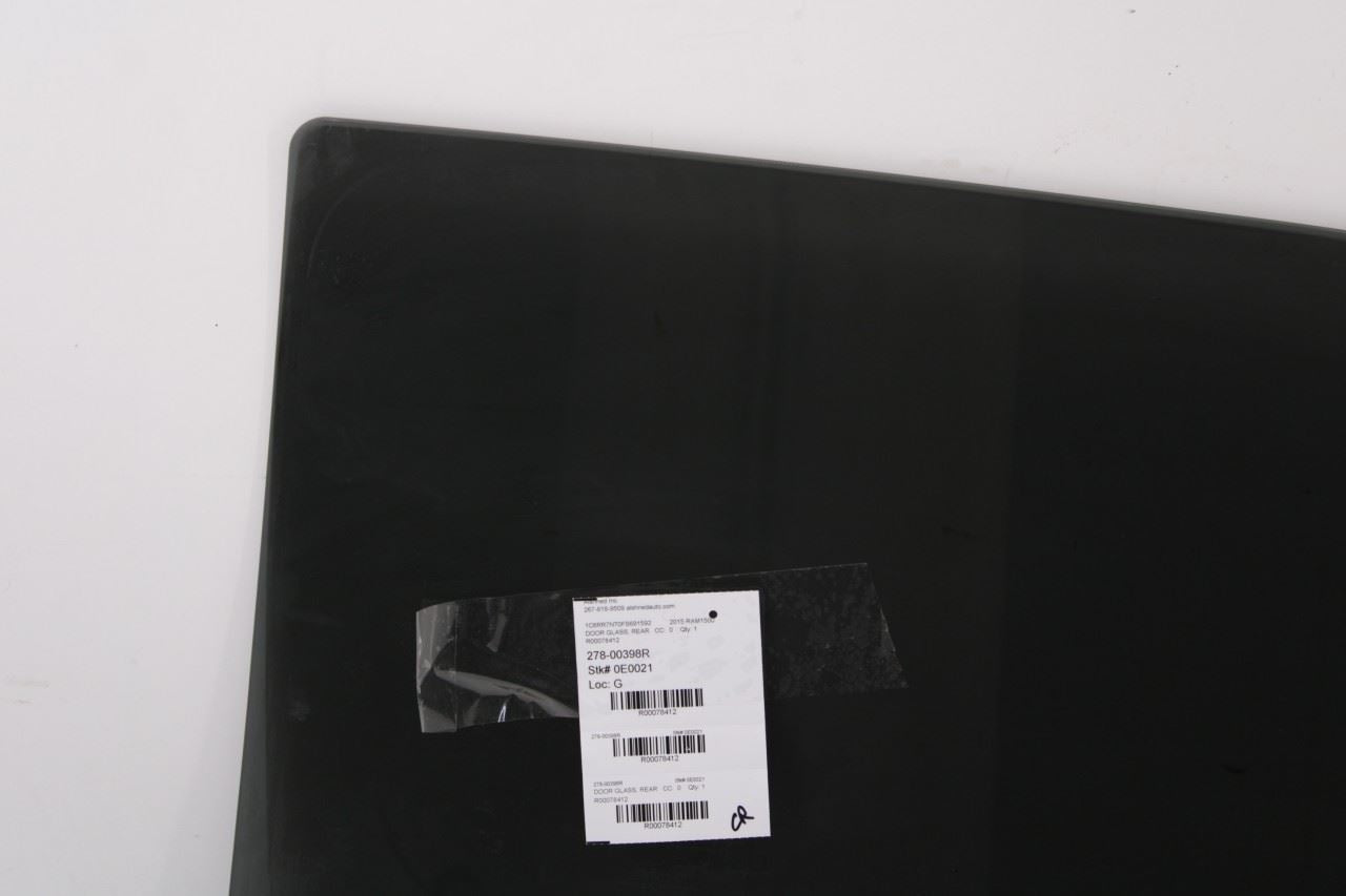 11-2018 RAM 1500 Laramie Crew Cab Rear Right Door Window Glass 55112402AA *ReaD* - Alshned Auto Parts