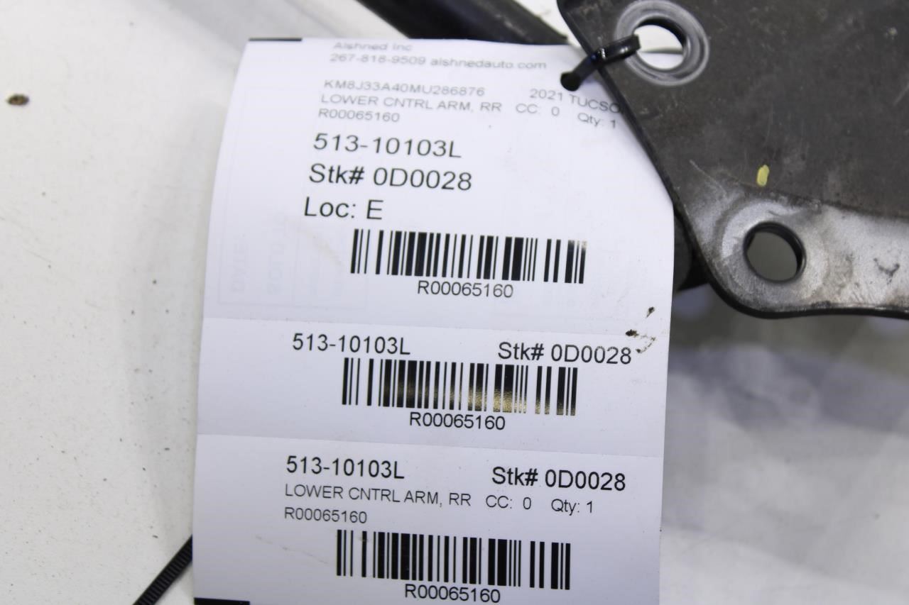 15-21 Hyundai Tucson Value FWD Rear Left Trailing and Lower Lateral Control Arms - Alshned Auto Parts