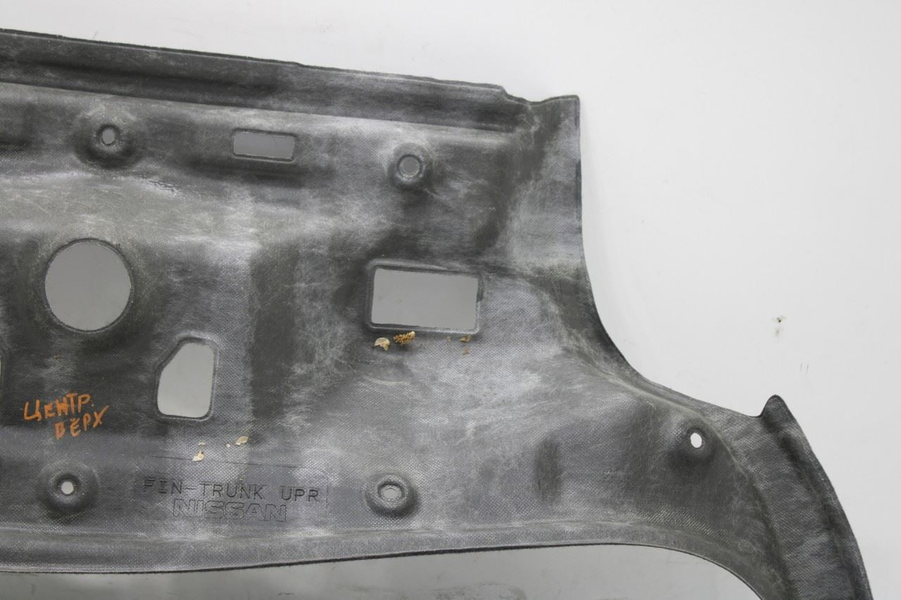 17-22 Infiniti Q60 Luxe Trunk Luggage Compartment Upper Finish Trim Cover Panel - Alshned Auto Parts