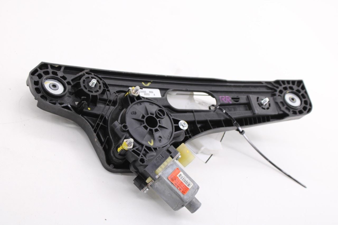 19-21 Hyundai Veloster Rear Right Passenger Side Door Window Regulator w/ Motor12