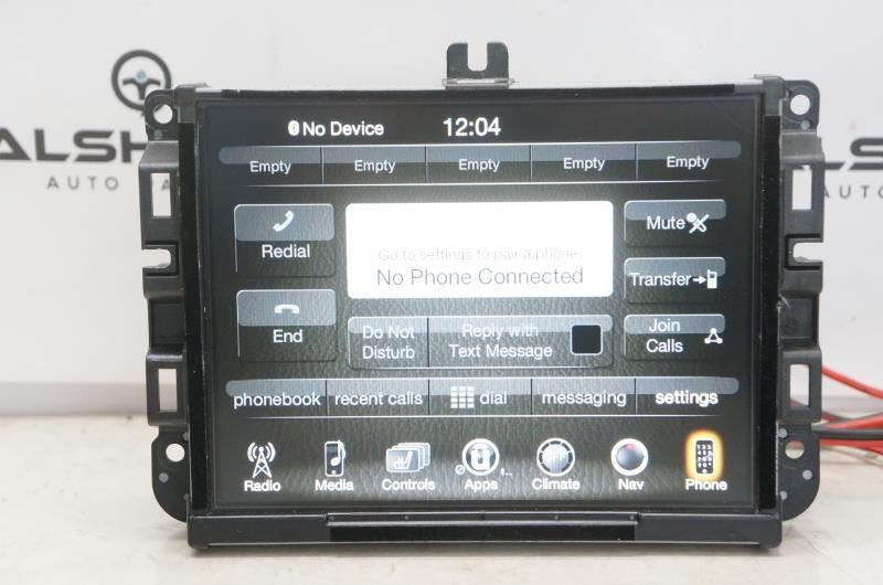 2016 Jeep Grand Cherokee 8.4" Display Radio Receiver w Navi 68238619AH OEM - Alshned Auto Parts