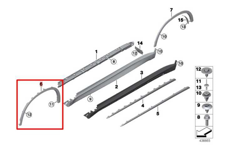 2014-18 BMW X5 xDrive35i Front Right Side Wheel Arch Fender Molding Flare *ReaD* - Alshned Auto Parts