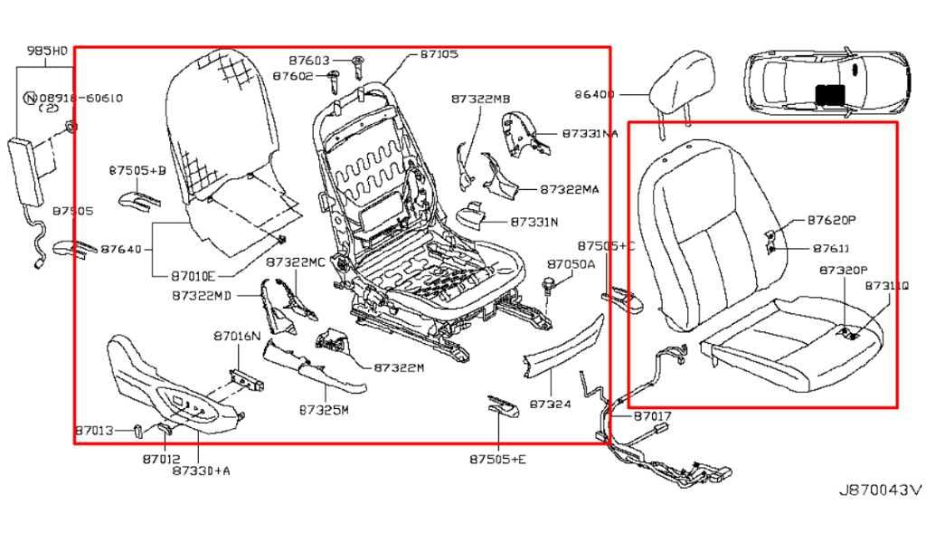 14-17 Infiniti Q50 Premium Front Passenger RH Side Seat Complete 87310-4HA7B OEM - Alshned Auto Parts