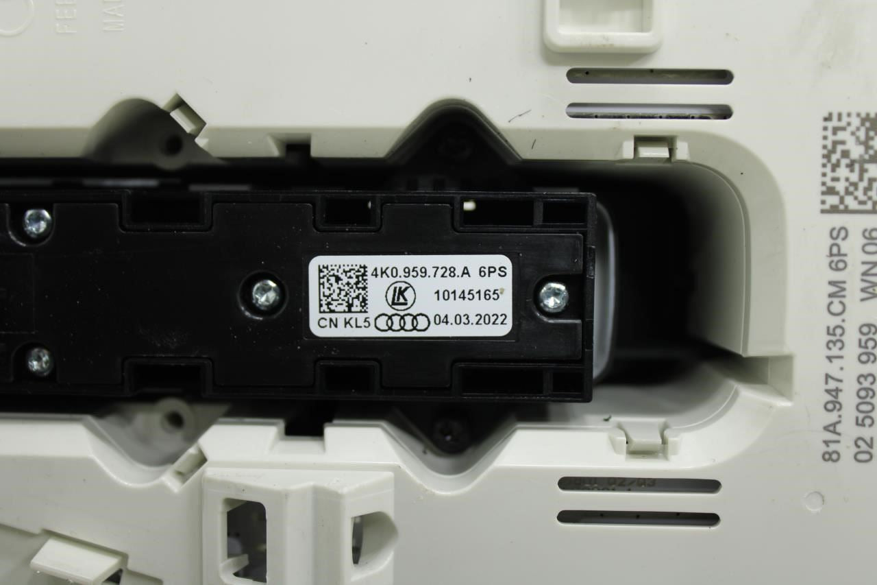 2019-2024 Audi Q3 S Line Front Overhead Console Dome Light 81A-947-135-CM OEM - Alshned Auto Parts