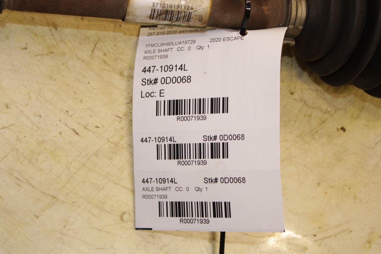2020-2023 Ford Escape SEL AWD Front Left CV Axle Drive Half Shaft LX67-3B437-BAC - Alshned Auto Parts