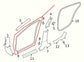 2019-2020 Nissan Altima SL Front Right Door Weatherstrip On Body 76921-6CA0A OEM - Alshned Auto Parts