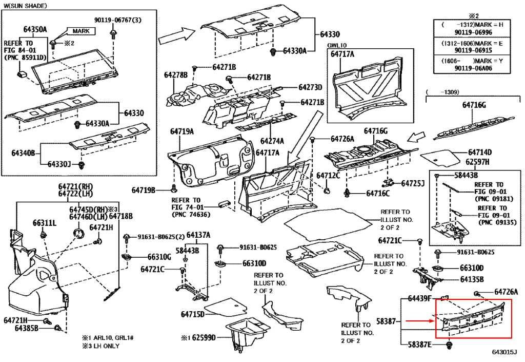 2013-20 Lexus GS350 Rear Trunk Sill Scuff Plate Trim Cover Panel 58387-30221-C3 - Alshned Auto Parts