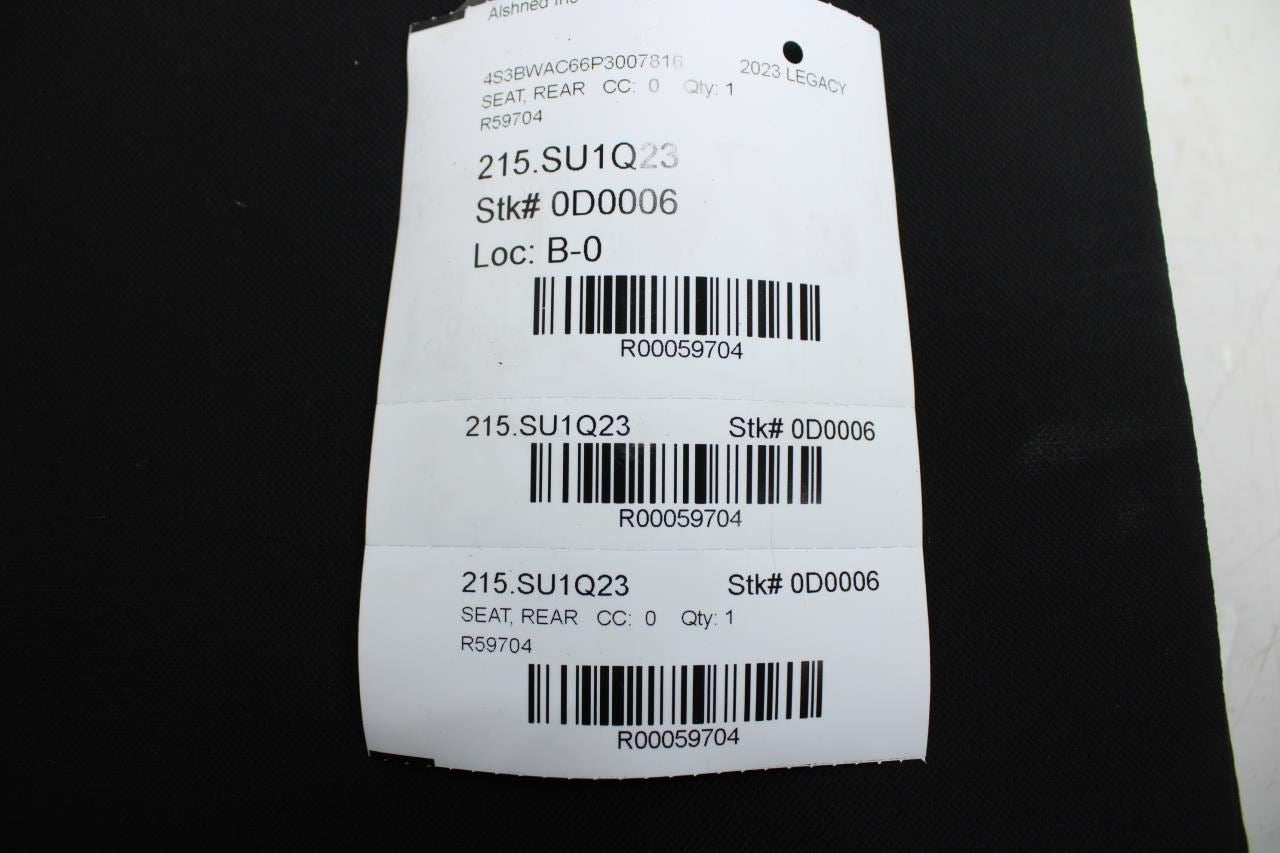 20-24 Subaru Legacy Rear Center 2nd Row Seat Armrest w/ Cup Holder 64380AN00AVI - Alshned Auto Parts