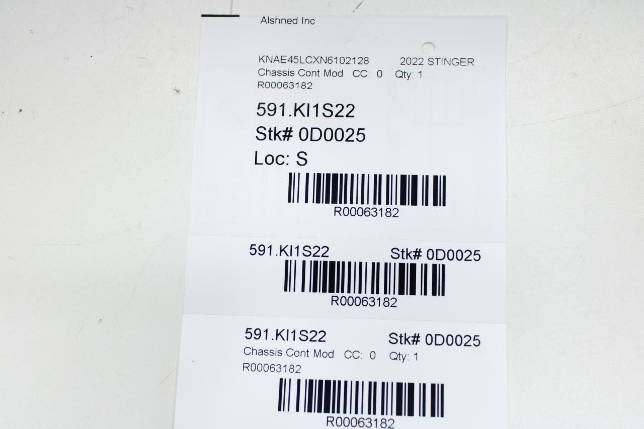 18-23 Kia Stinger GT1 Exterior Puddle Light Computer Control Module 00067-ADUS1 - Alshned Auto Parts