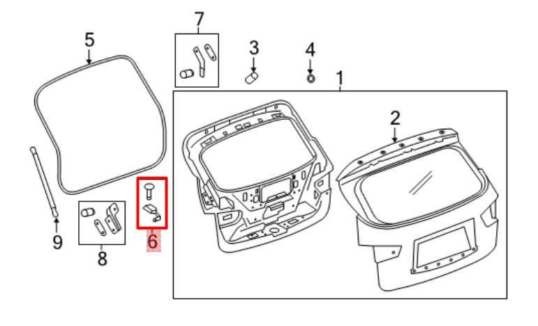 2013-20 Nissan Pathfinder SV Rear Trunk Lid Right and Left Hinge Set 90400-3KA0A - Alshned Auto Parts
