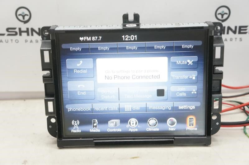 2015 Jeep Grand Cherokee 8.4'' Display Uconnect Navi Radio Receiver 68238619AE - Alshned Auto Parts