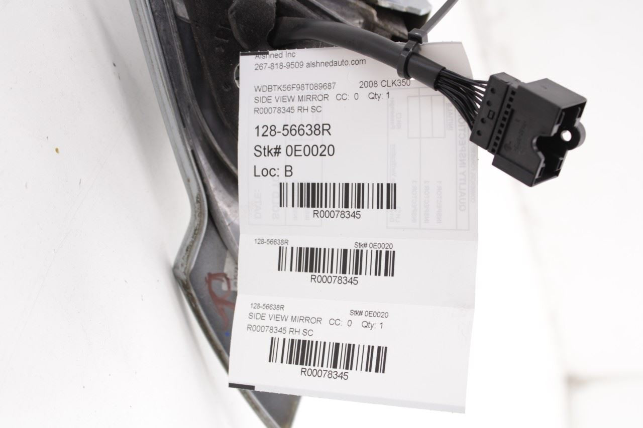 2006-09 Mercedes-Benz CLK 350 3.5L Right Side Rear View Mirror 209-810-04-76 OEM - Alshned Auto Parts