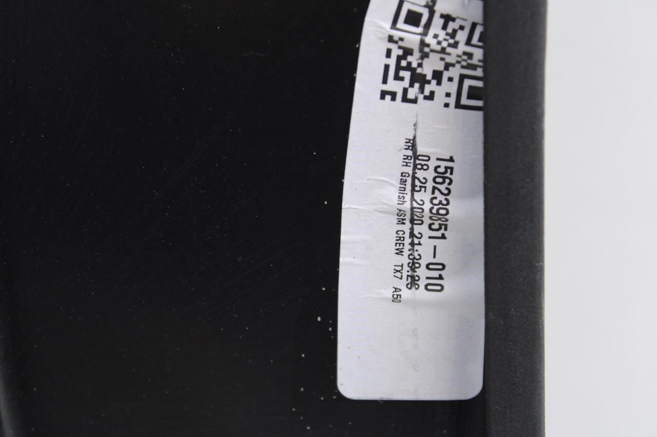 2019-2024 Ram 1500 Crew Cab Rear Right Door Upper Molding 68343581AA OEM - Alshned Auto Parts