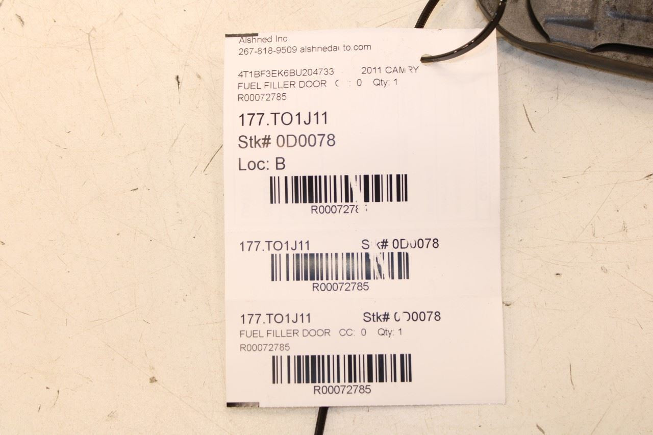 2007-2011 Toyota Camry LE 2.5L Fuel Tank Filler Door Lid Cover 77350-06030 OEM - Alshned Auto Parts